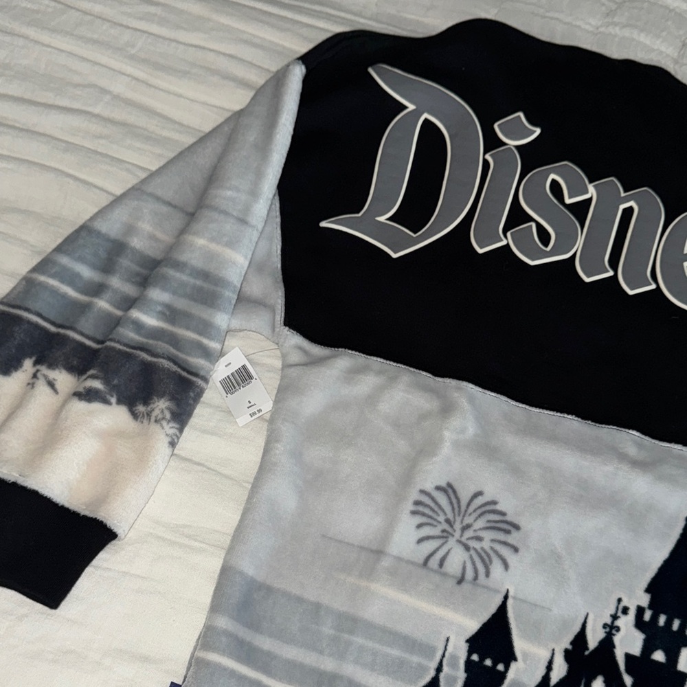 Disney Black and Gray Castle Crewneck Sweater - Picture 5 of 6